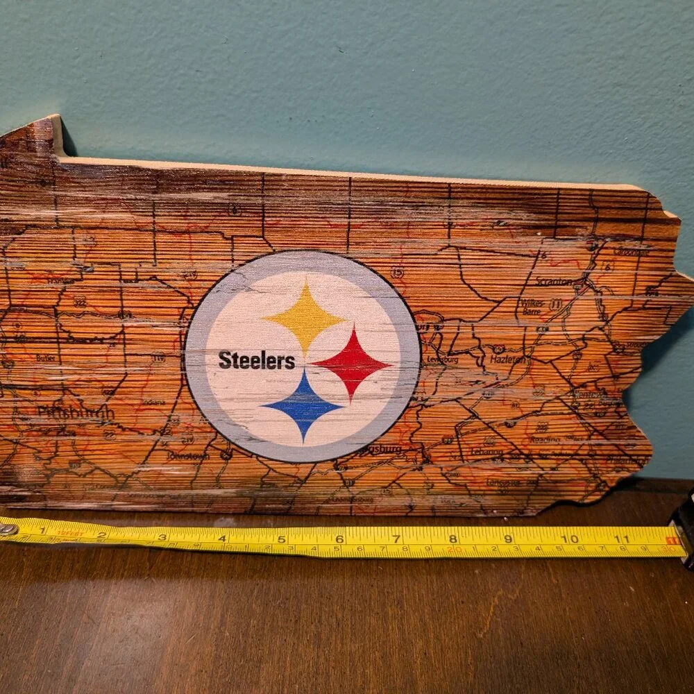 Pennsylvania Steelers Sign Wall Hanger